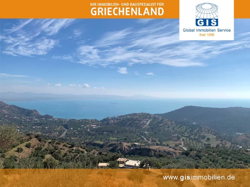 +++ GRIECHENLAND - GRUNDSTÜCK - SÜD-KRETA: Reizend gelegen, herrlicher Meerblick bei Agia Galini +++