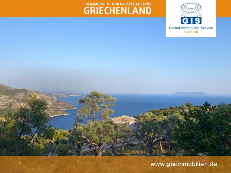 +++ GRIECHENLAND - LEFKADA - GRUNDSTÜCK: Gelegen in beeindruckender Lage, unverbaubarer Ausblick +++