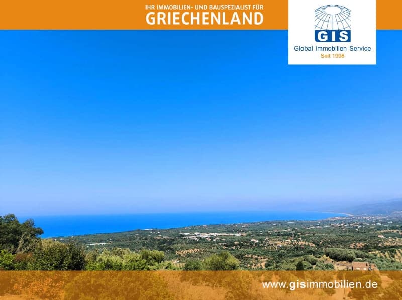 +++ GRIECHENLAND - WEST-PELOPONNES - BAUGRUNDSTÜCK mit BAUGENEHMIGUNG - TOP-PREIS +++