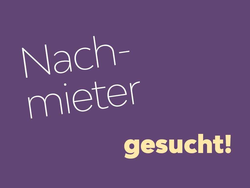 Nachmieter gesucht - Sonnenlicht, Stil & entspannte Wohnatmosphäre