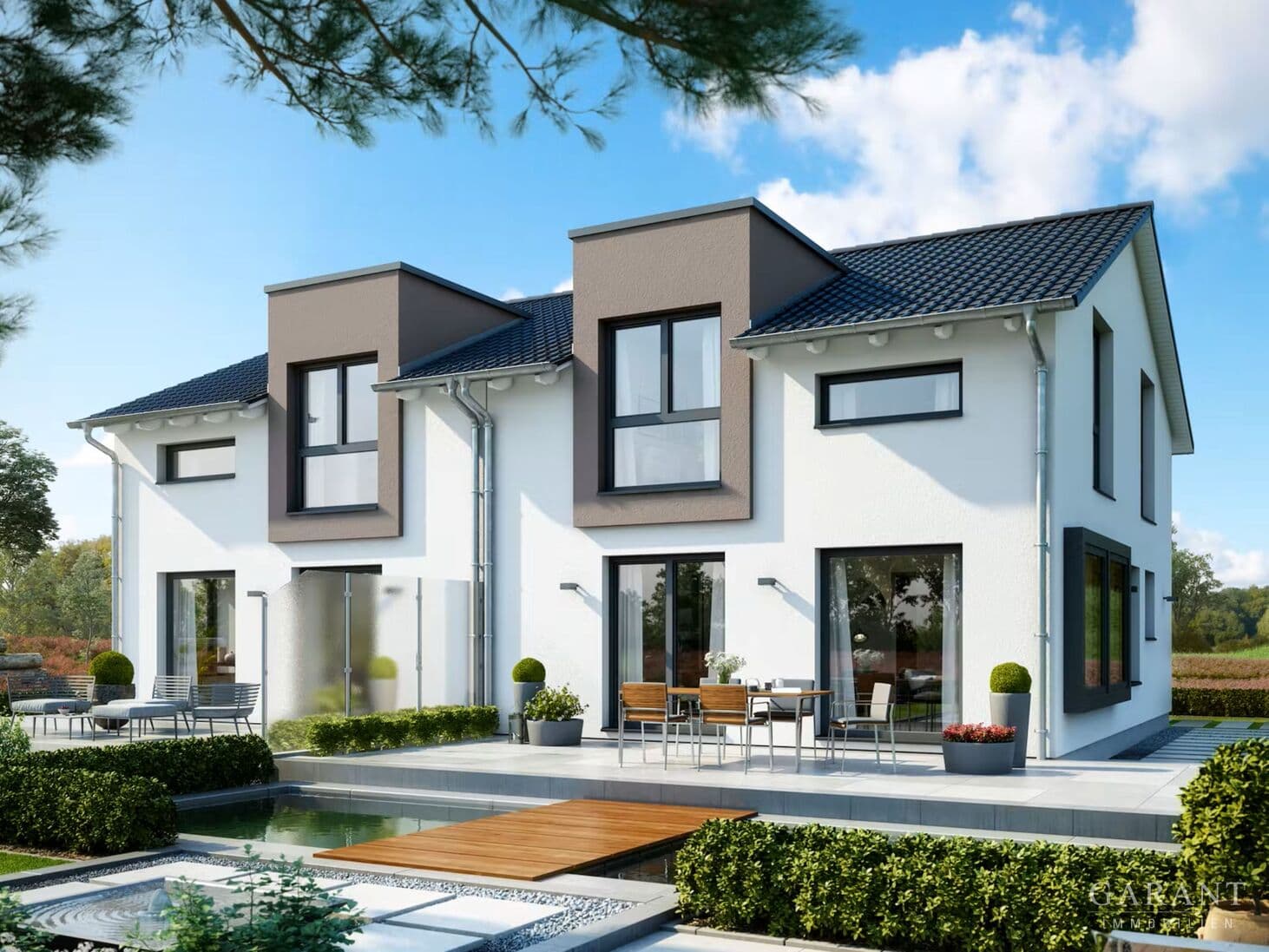 EUER ERSTES EIGENE ZUHAUSE, Moderne Doppelhaushälfte - Celebration 122 - Schlüsselfertig