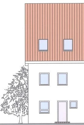 Modernes Reiheneckhaus mit ausgebautem Dachgeschoss ...