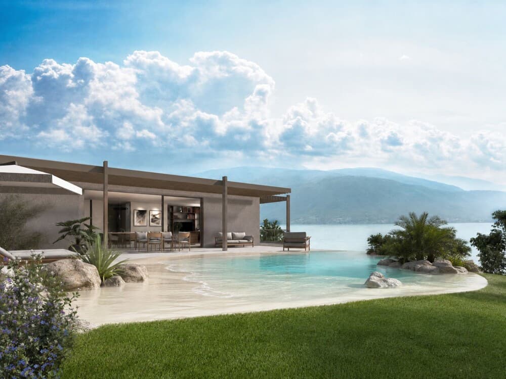 Exklusive Neubauvilla mit spektakulärem Blick auf den Gardasee