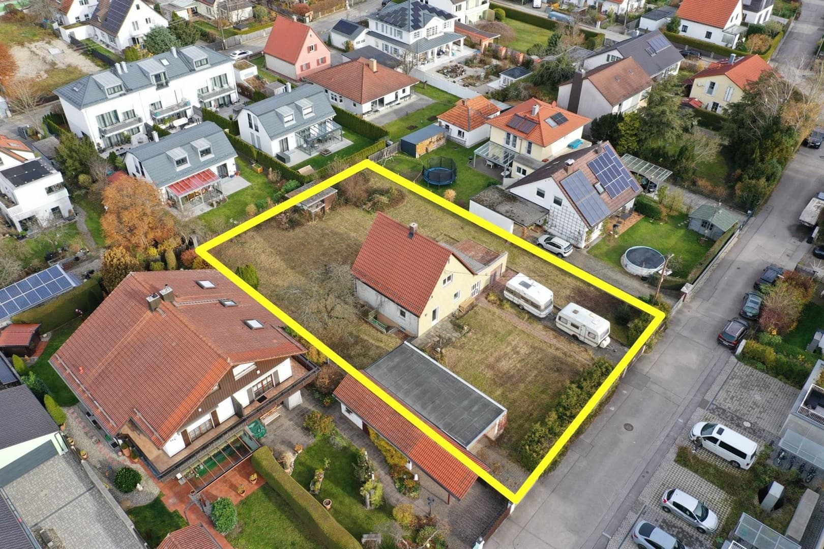 Großes Baugrundstück in sehr guter Lage in Germering-Harthaus (bei München / provisionsfrei)