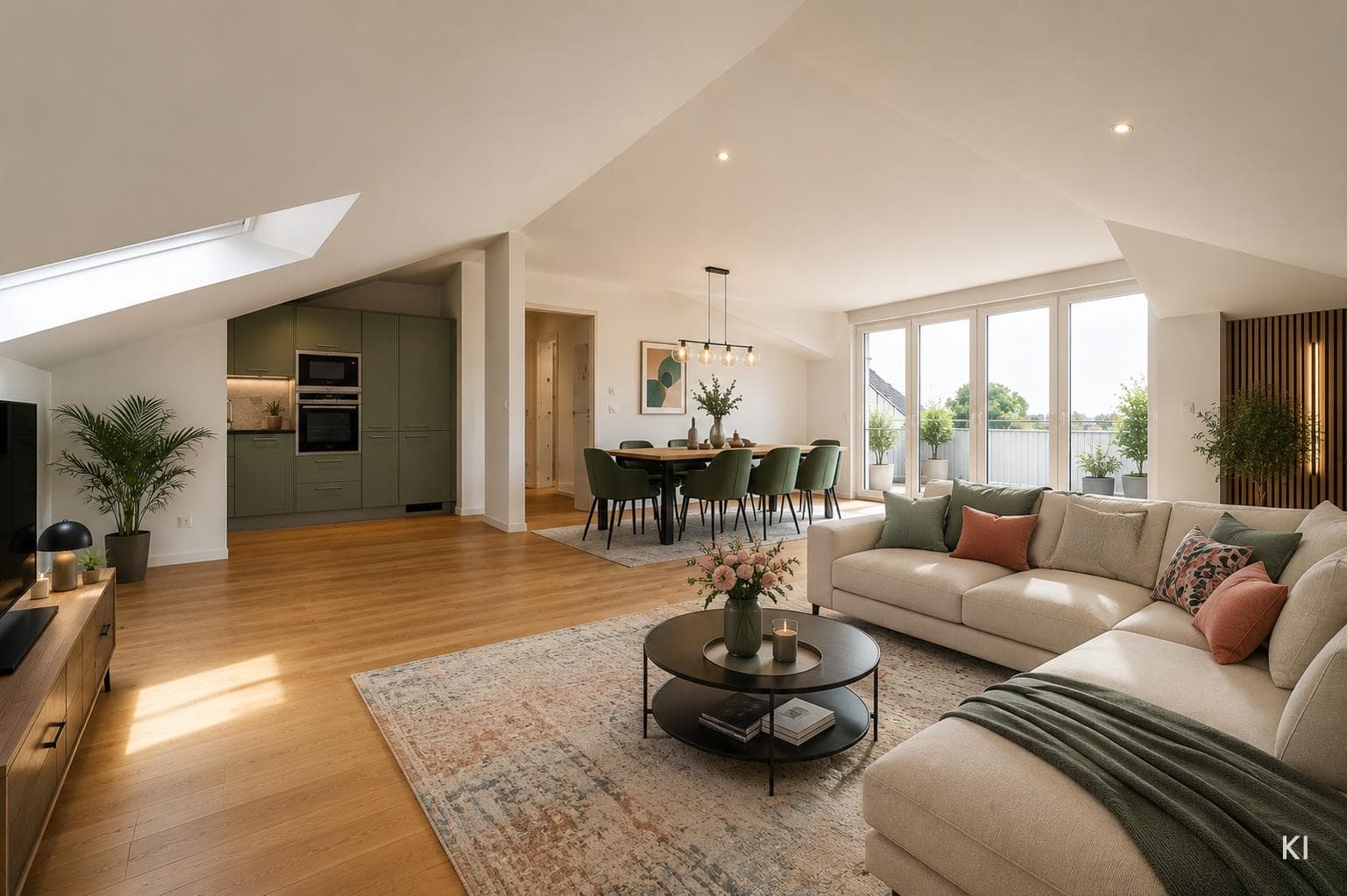 Große, barrierefreie Penthouse-Wohnung mit Dachterrasse im Ortskern von Neukirchen-Vluyn
