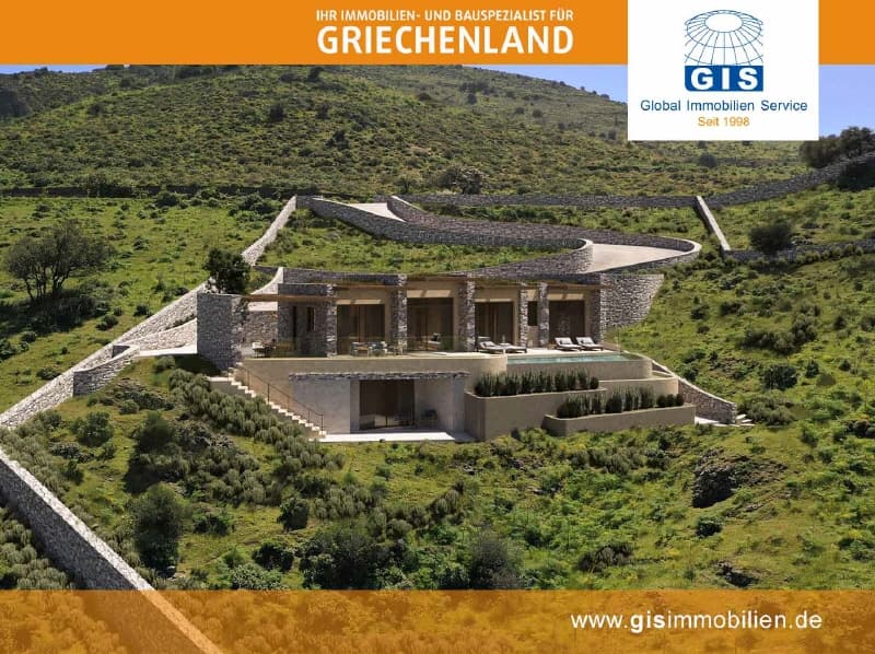 +++ Griechenland - Süd-Kreta - Neubau-Villa: Exquisit, unverbaubarer Meerblick und Traumaussicht +++