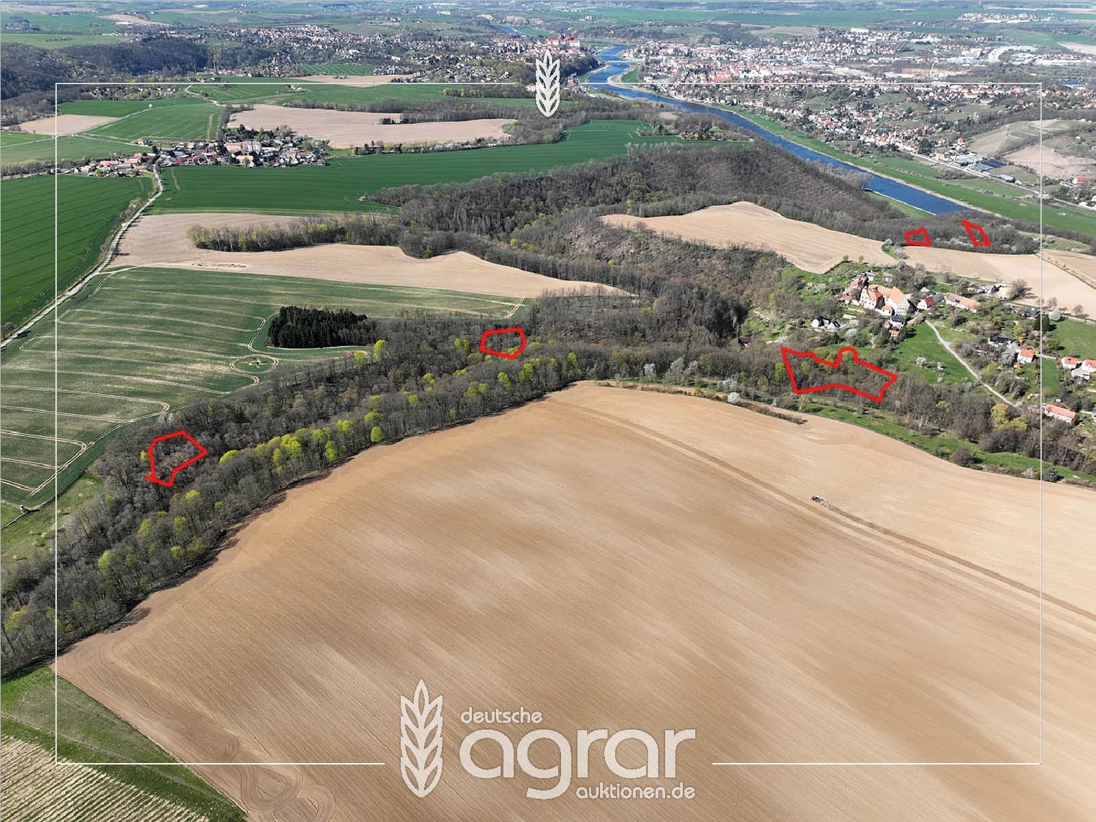 Verschiedene Waldflächen (ca. 1,1 ha) zw. Klipphausen und Meißen in Batzdorf