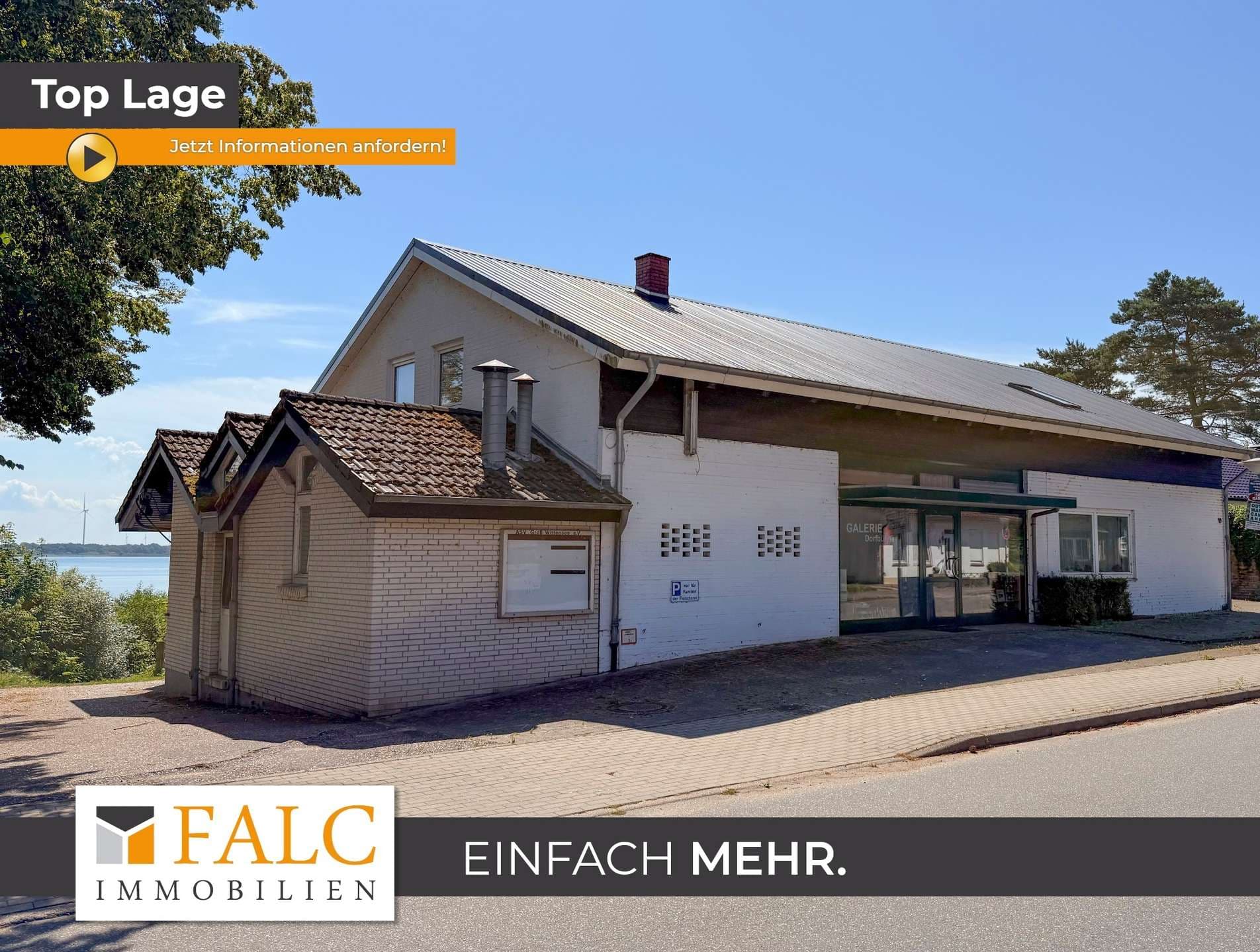 Einfamilienhaus mit direktem Seezugang/Seeblick und angeschlossenem Gewerbe
