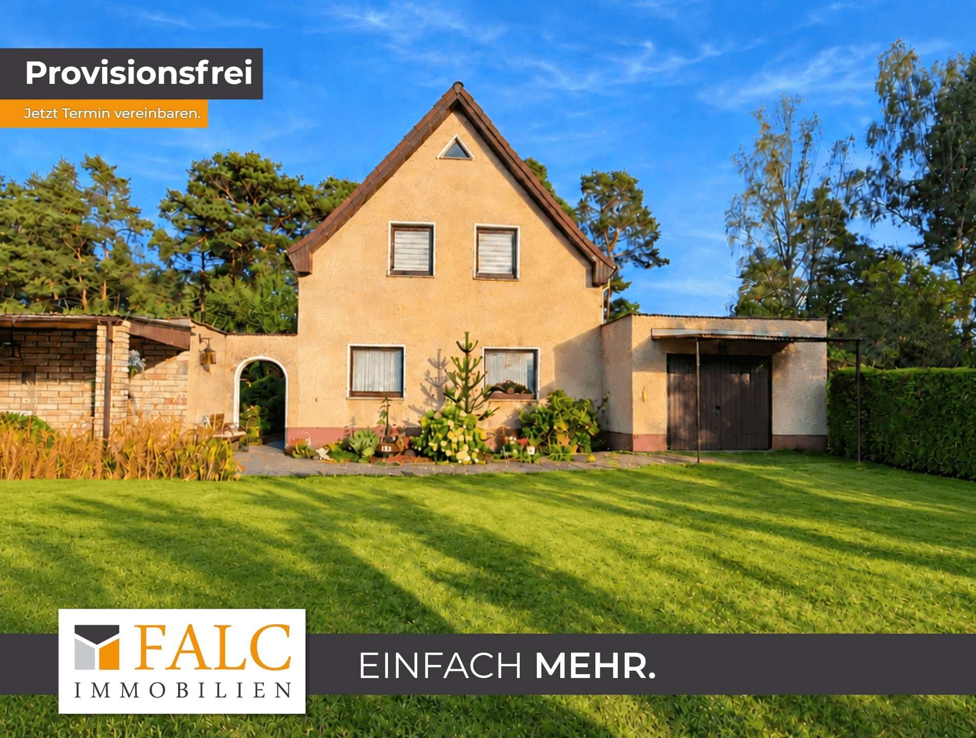 **PROVISIONSFREI! Wohnen am Wald mit Pool und Sauna**- FALC IMMOBILIEN