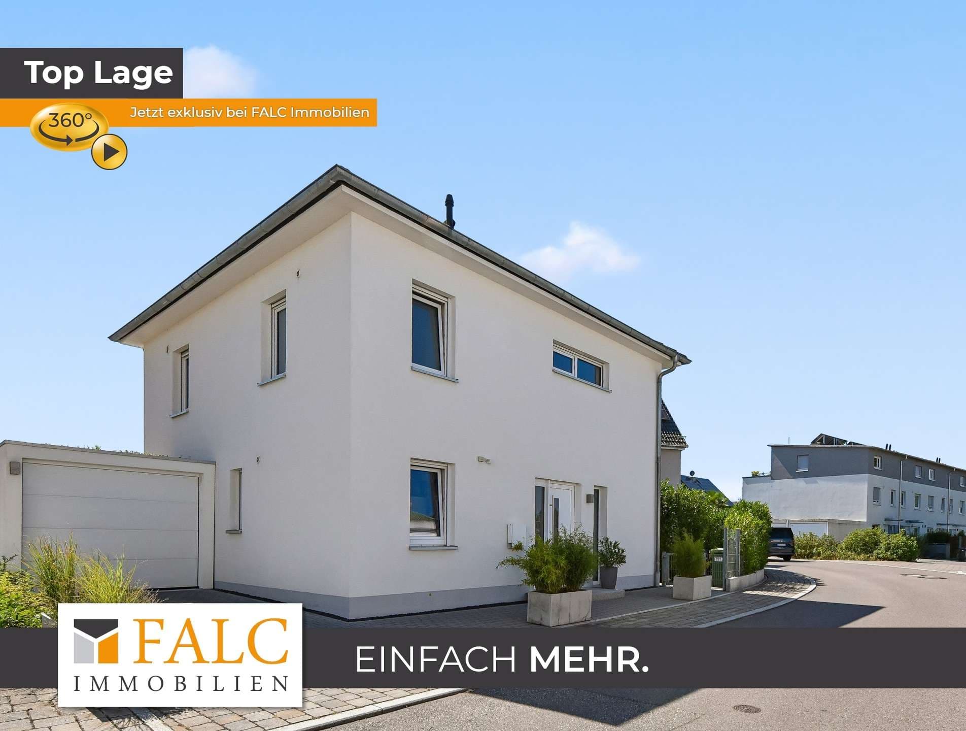 Modernes KfW-Effizienzhaus mit Garten, Pool und Südost-Terrasse in Weingarten