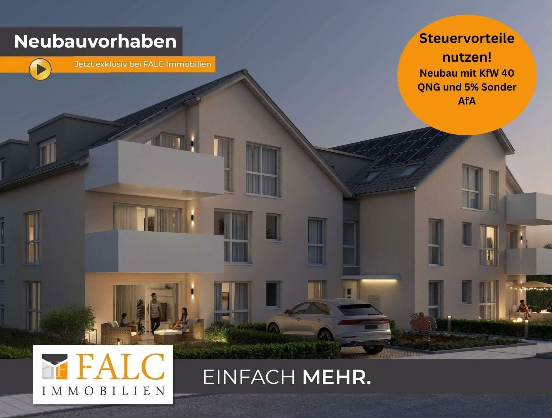 3,5 Zimmer-Neubau mit KfW 40 QNG-Standard in ruhiger Lage - FALC Immobilien Heilbronn