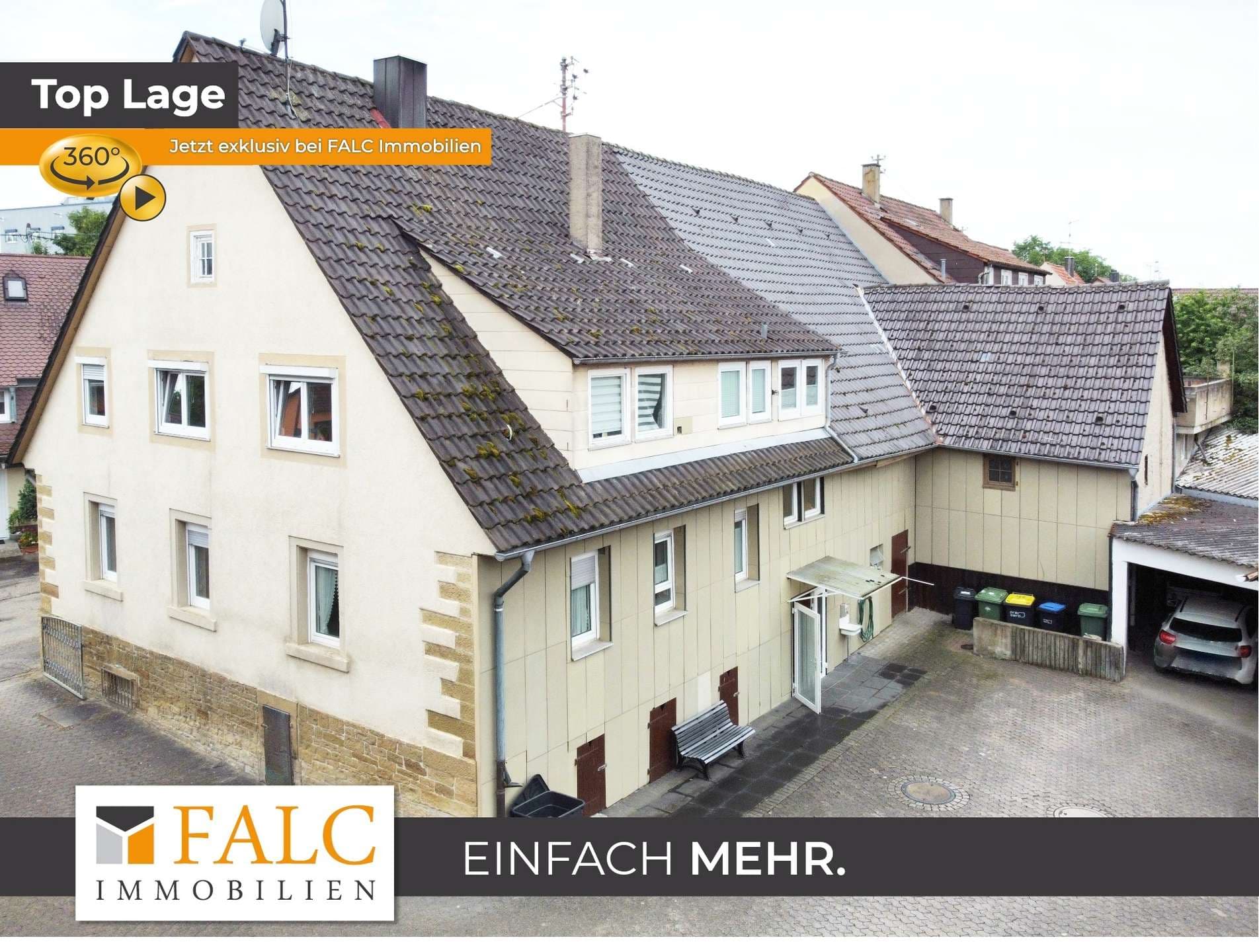 Anwesen mit Potenzial : 2 Wohnungen : Knittlingen Ort : 167 m² Wohnfläche : Nebengelasse