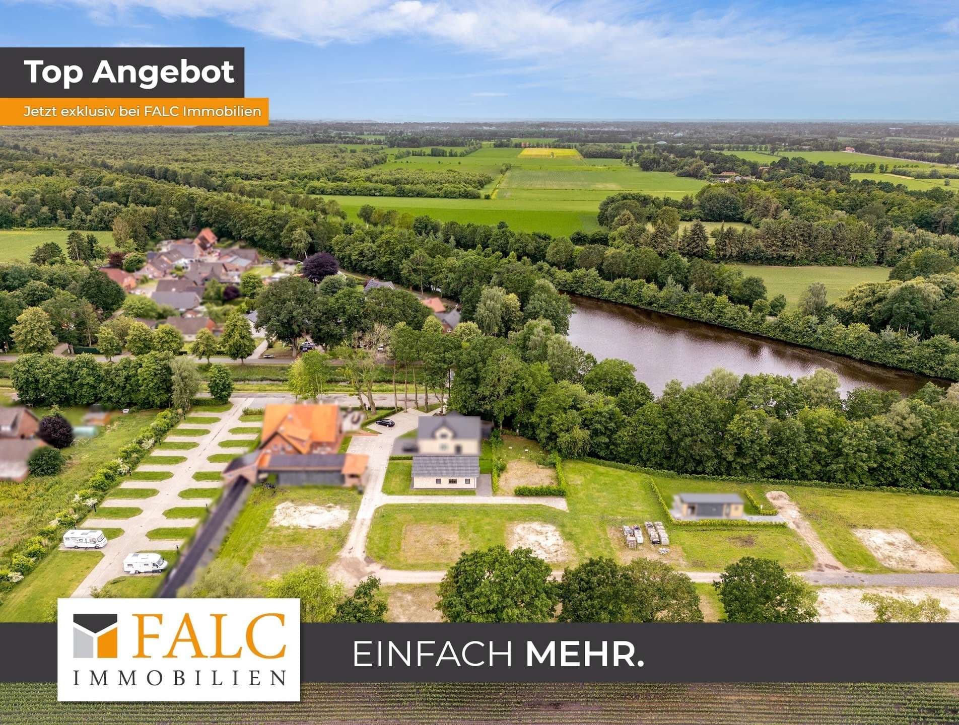 Baugrundstück am Küstenkanal – Erholung, Natur und Lebensqualität