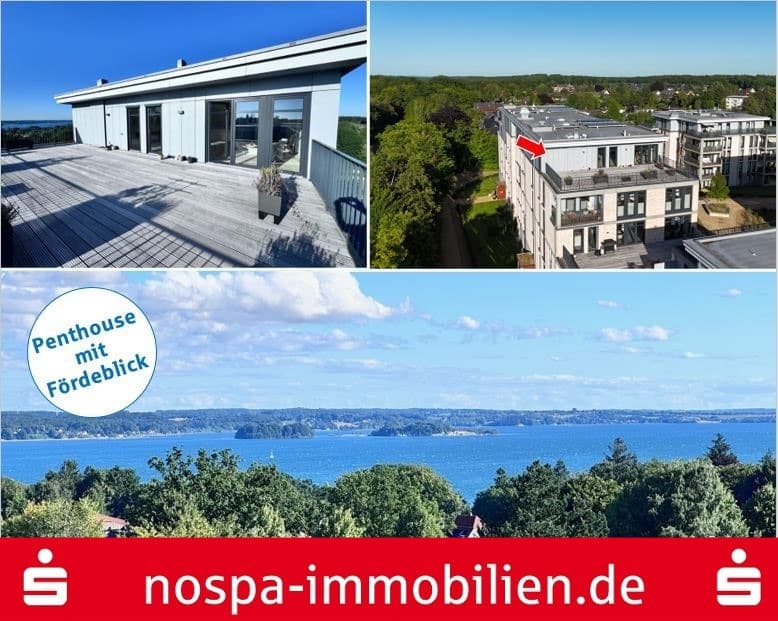 Penthouse mit spektakulärem Fördeblick – Wohnen auf höchstem Niveau in der „Alten Gärtnerei“
