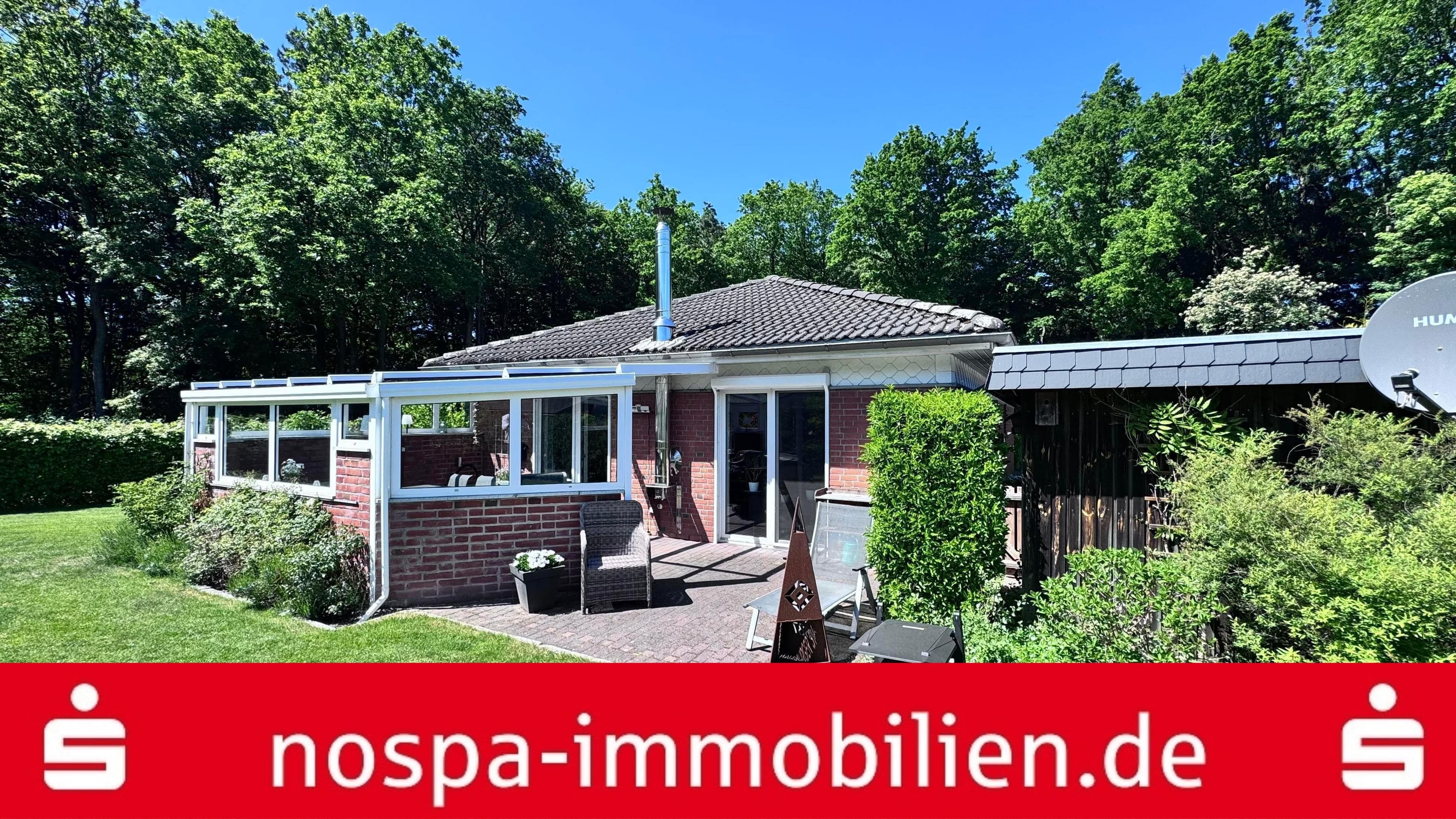 Ebenerdig wohnen im Grünen - Bungalow in ruhiger Lage von Flensburg-Weiche