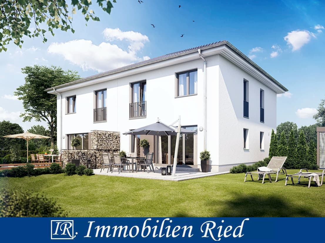 Neubau einer modernen Doppelhaushälfte in grüner Umgebung im schönen Inning am Ammersee