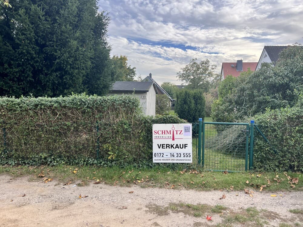 Attraktives Baugrundstück in Berlin-Bohnsdorf – 881 m² zu verkaufen. Teilung möglich
