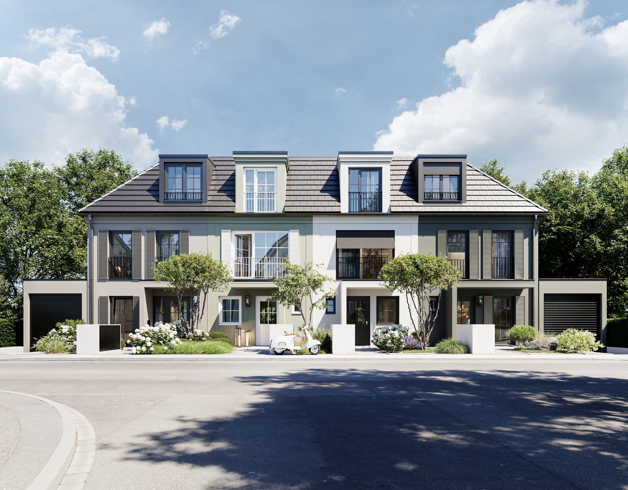 Familienfreundliches Stadthaus in sonniger Lage