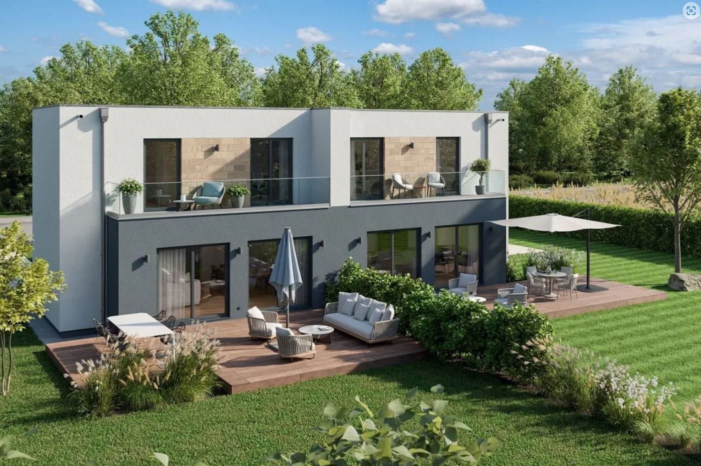 Modernes Doppelhaus in Arnsberg mit 4 Zimmern