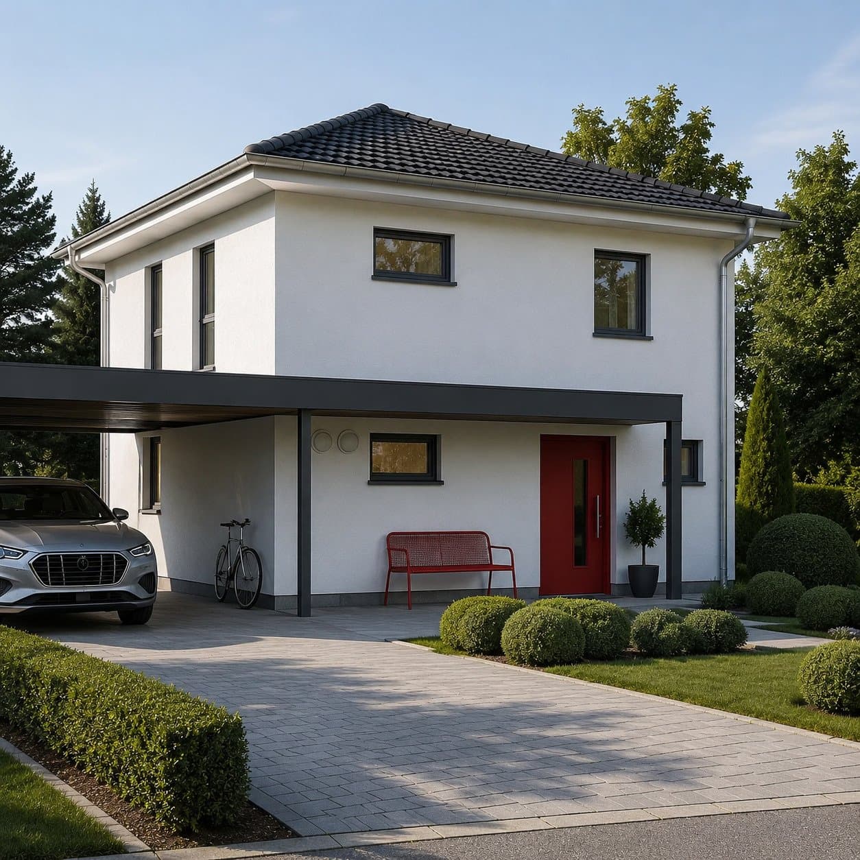 Individuell geplante Stadtvilla mit 107 m² Wohnfläche