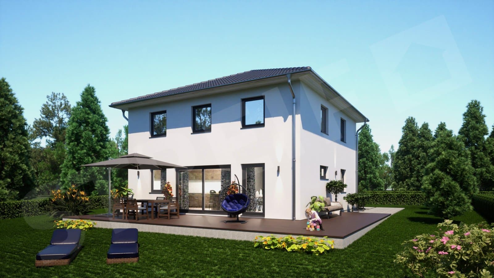 Individuell geplantes Einfamilienhaus in Langenenslingen