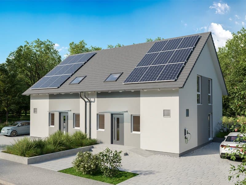 Modernes Doppelhaus in Engelsberg mit 5 Zimmern