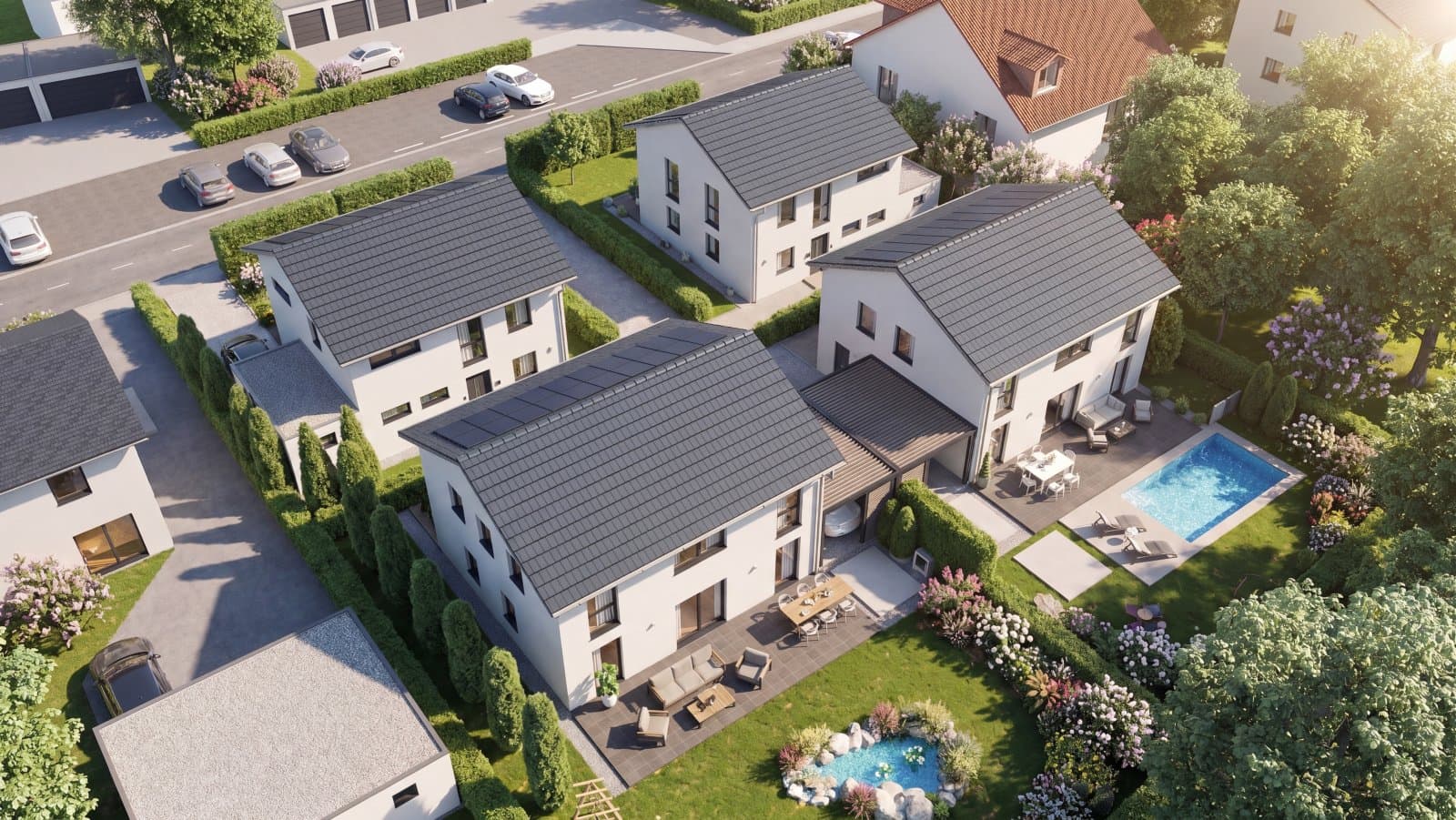 Individuell geplante Stadtvilla in Langen mit 144,9 m² Wohnfläche