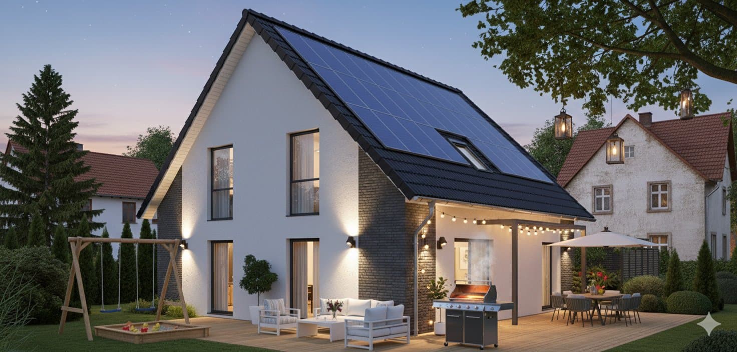 Schlüsselfertig mit PV-Anlage und Speicher - Nürnberg-Herpersdorf