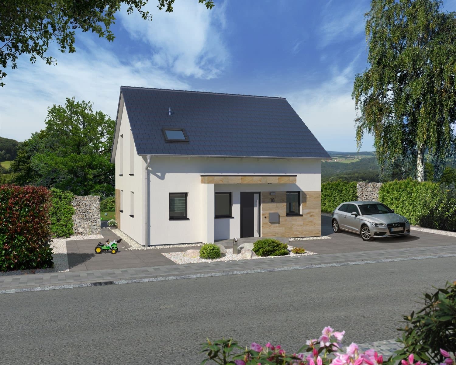 Individuell geplantes Einfamilienhaus mit 117 m² Wohnfläche