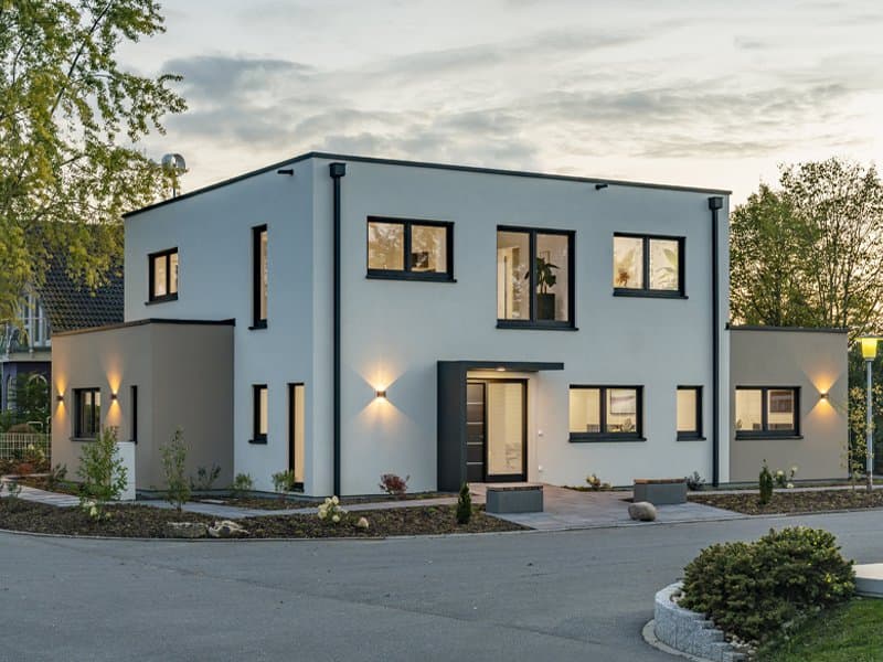 Modernes Bauhausstilhaus in Herborn Kernstadt in Toplage mit Grundstück