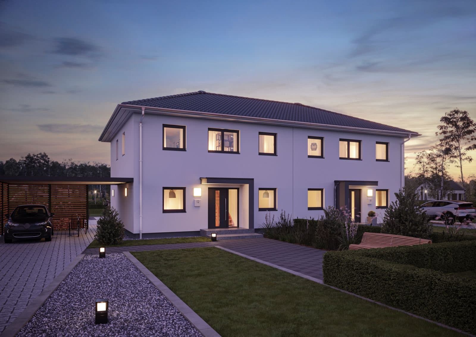 Zweimal Platzwunder: Das clevere Doppelhaus zum unschlagbaren Aktionshaus-Preis!