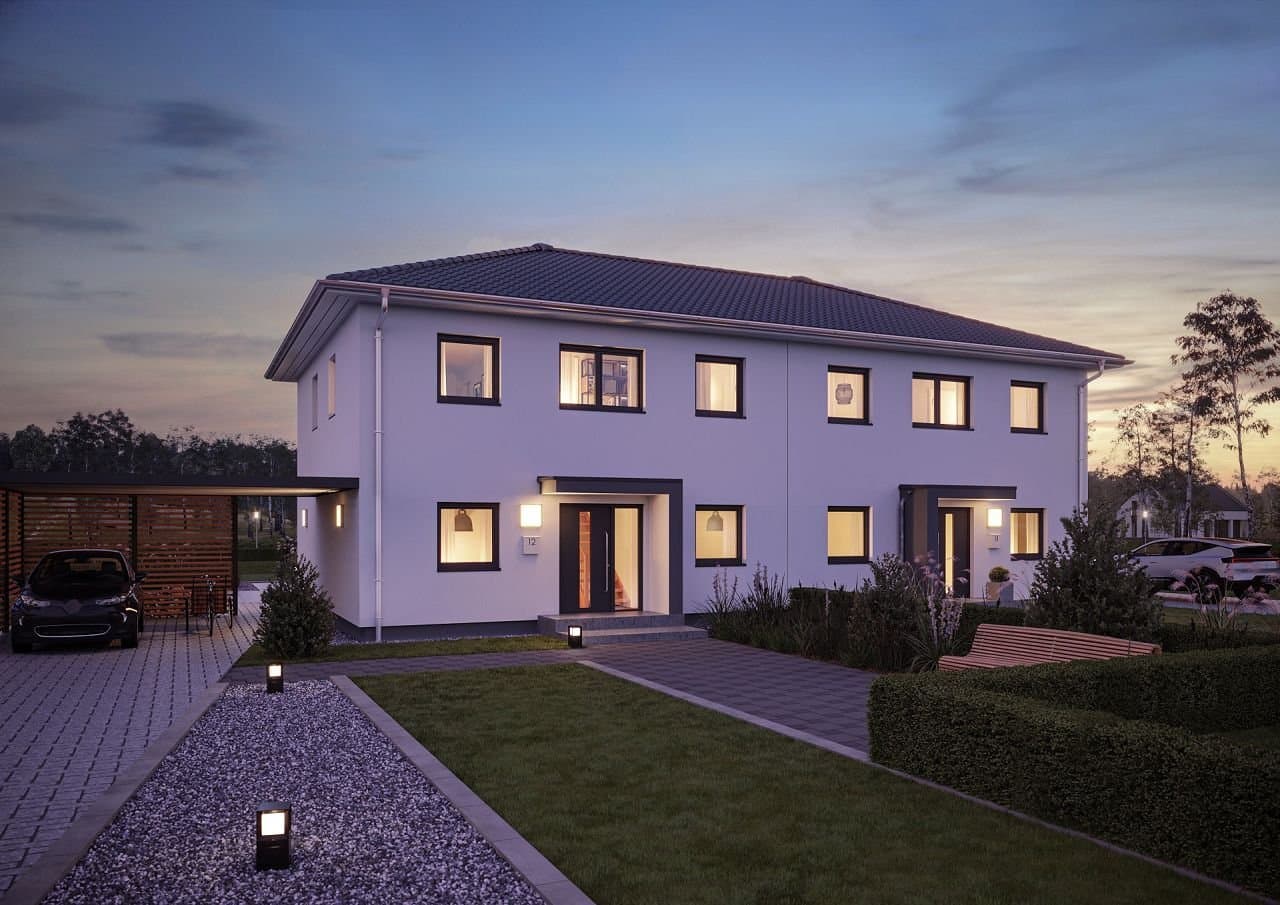 Exklusiv geplant: Deine STREIF Doppelhaushälfte mit eigenem Design-Charakter.