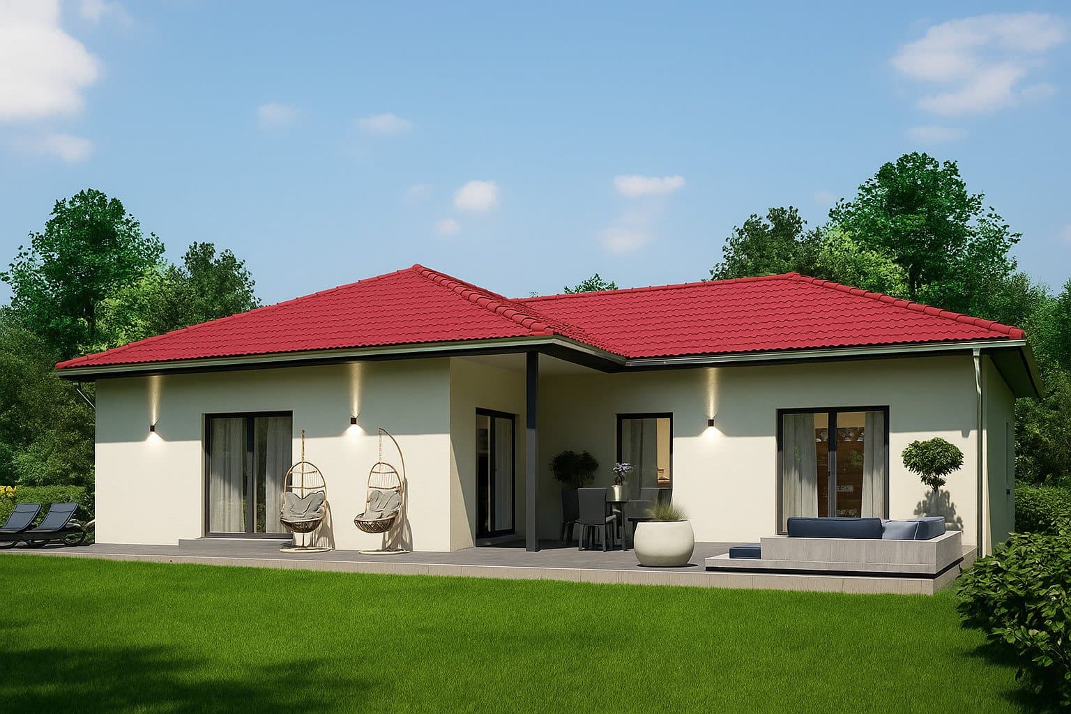Winkelbungalow mit Charme zum komfortablen Wohnen