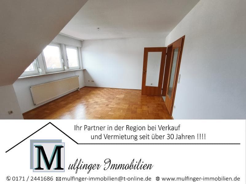 3 Zi. Wohnung (Nr. 6) im DG (2. OG) mit Balkon und Garage