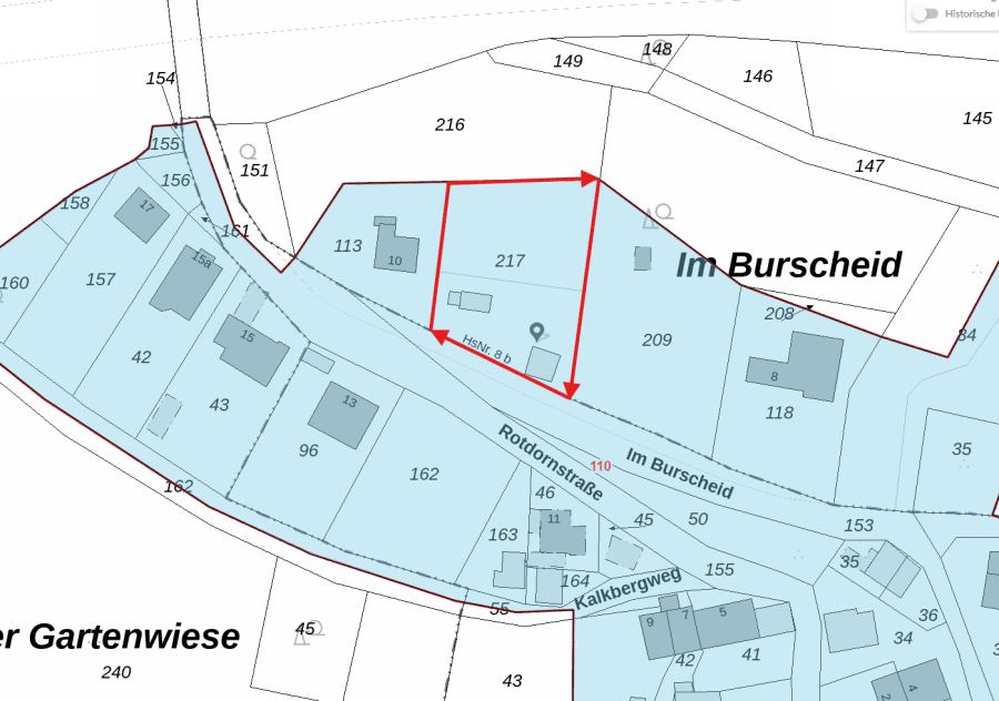 Provisionsfrei* Grundstück mit Fernblick für ihr Haus oder unser bereits geplantes 3 Parteienhaus mit 300qm