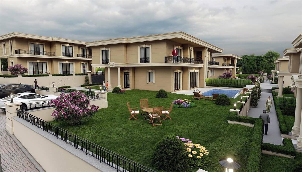 Meerblick-Villa (6 Zimmer, 5 Bäder) mit Wellnessbereich und Balkon in Istanbul-Büyükcekmece