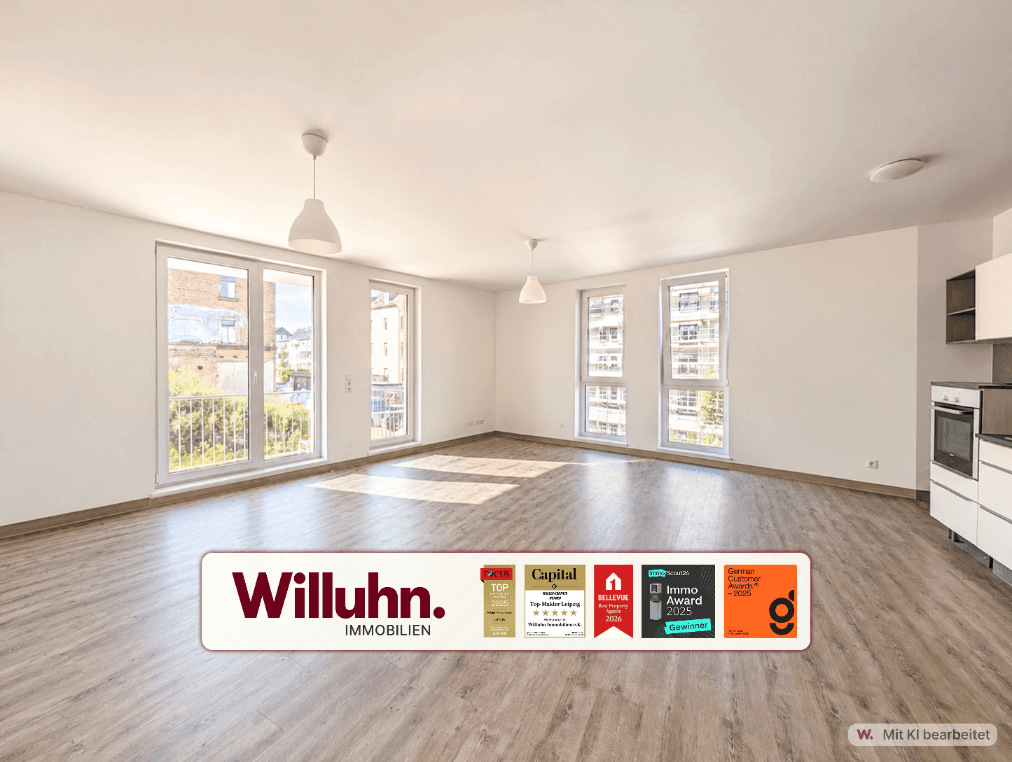 ! Bezugsfreie Neubau-Wohnung ! Tageslichtbad - Balkon - Fußbodenheizung - Aufzug - Stellplatz