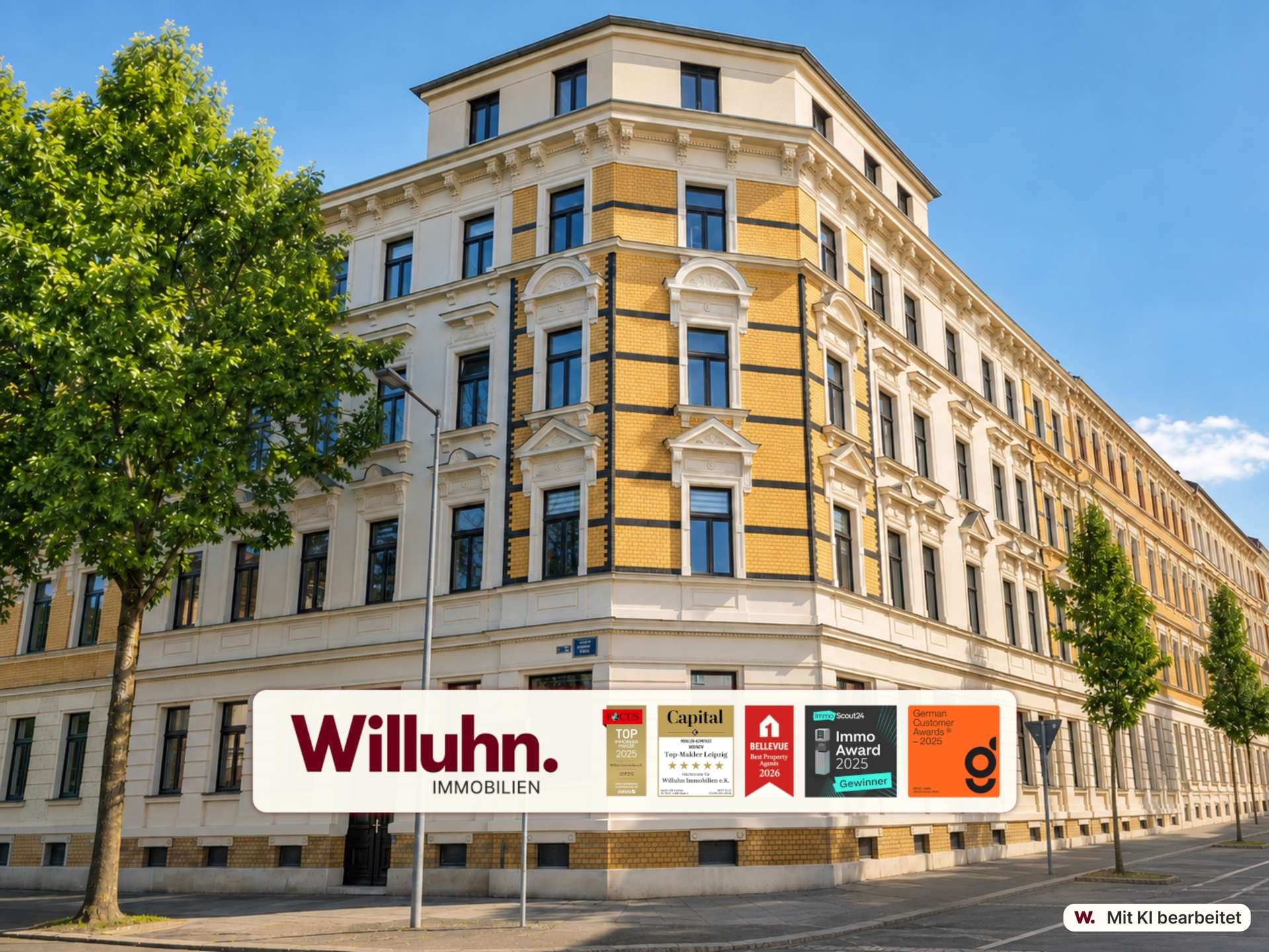 3RW-Dachgeschoss -Maisonette | Balkon und Gäste-WC