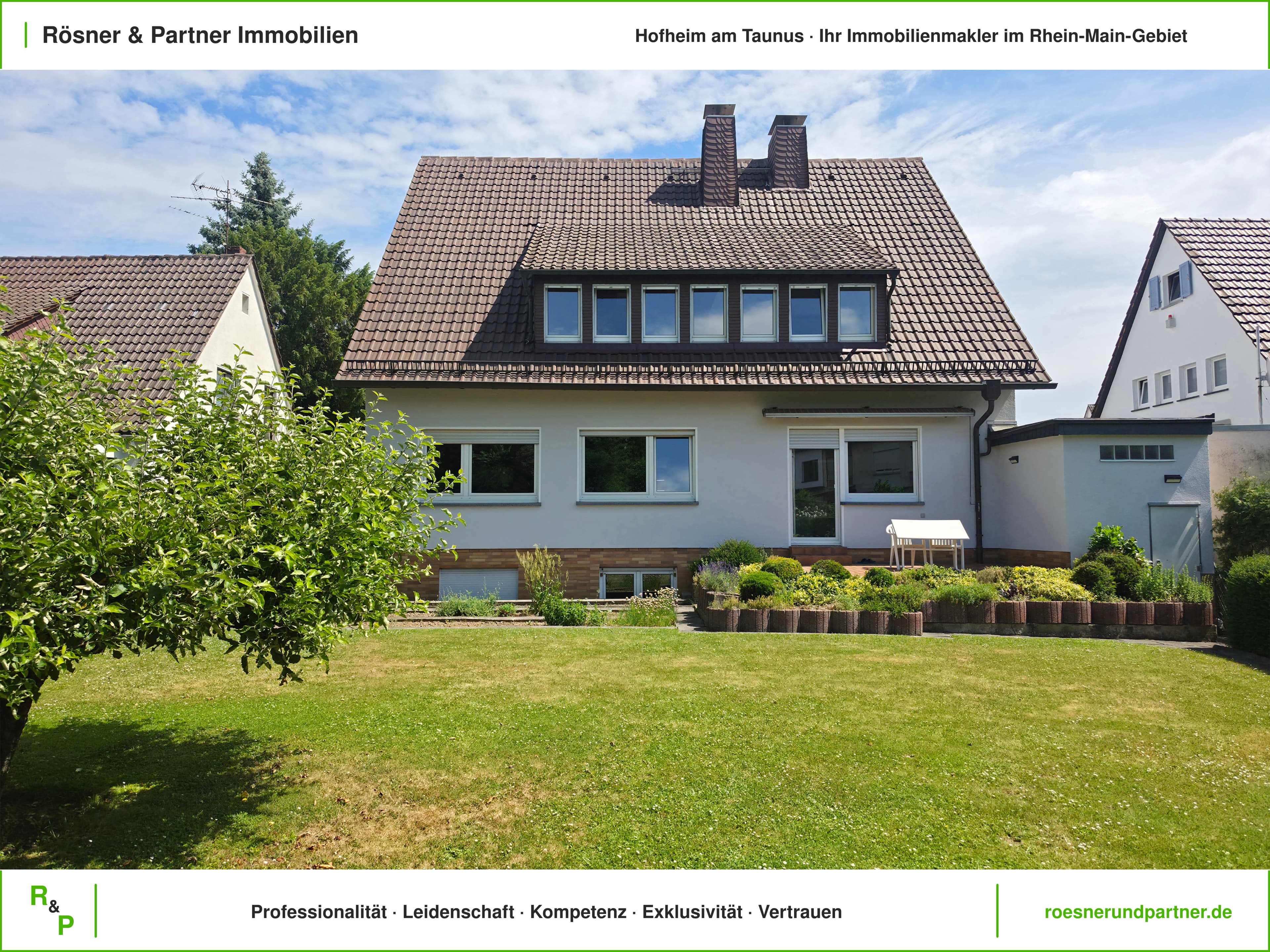 Freistehendes 1–2 Familienhaus in urbaner Wohnlage von Frankfurt-Rödelheim!