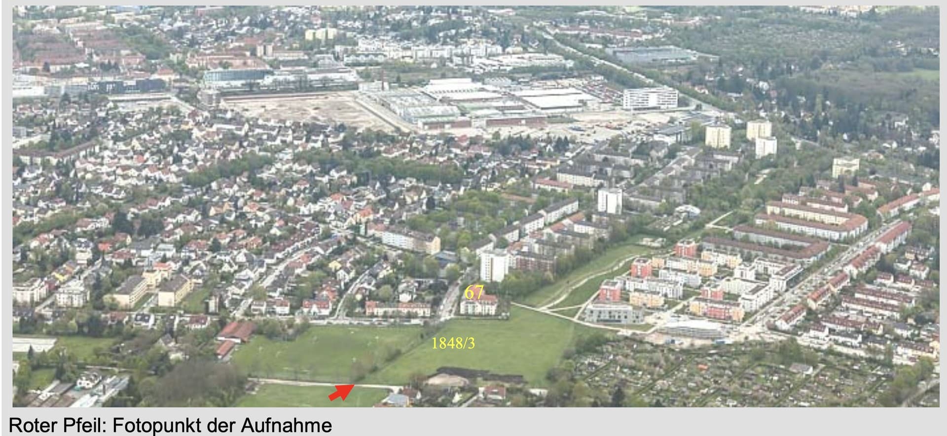 Freiland im Entwicklungsgebiet Moosanger/Moosach