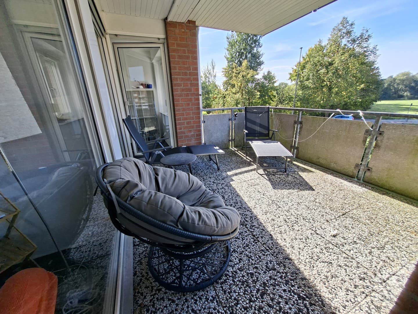 2-Zimmer, West-Loggia & Blick ins Grüne nahe UKM am Horstmarer Landweg