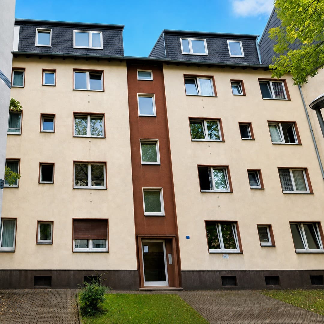 Kapitalanlage: vermietete 2-Zi.-Wohnung, 50 m², 5,2 % Rendite – Bochum-Mitte, provisionsfrei