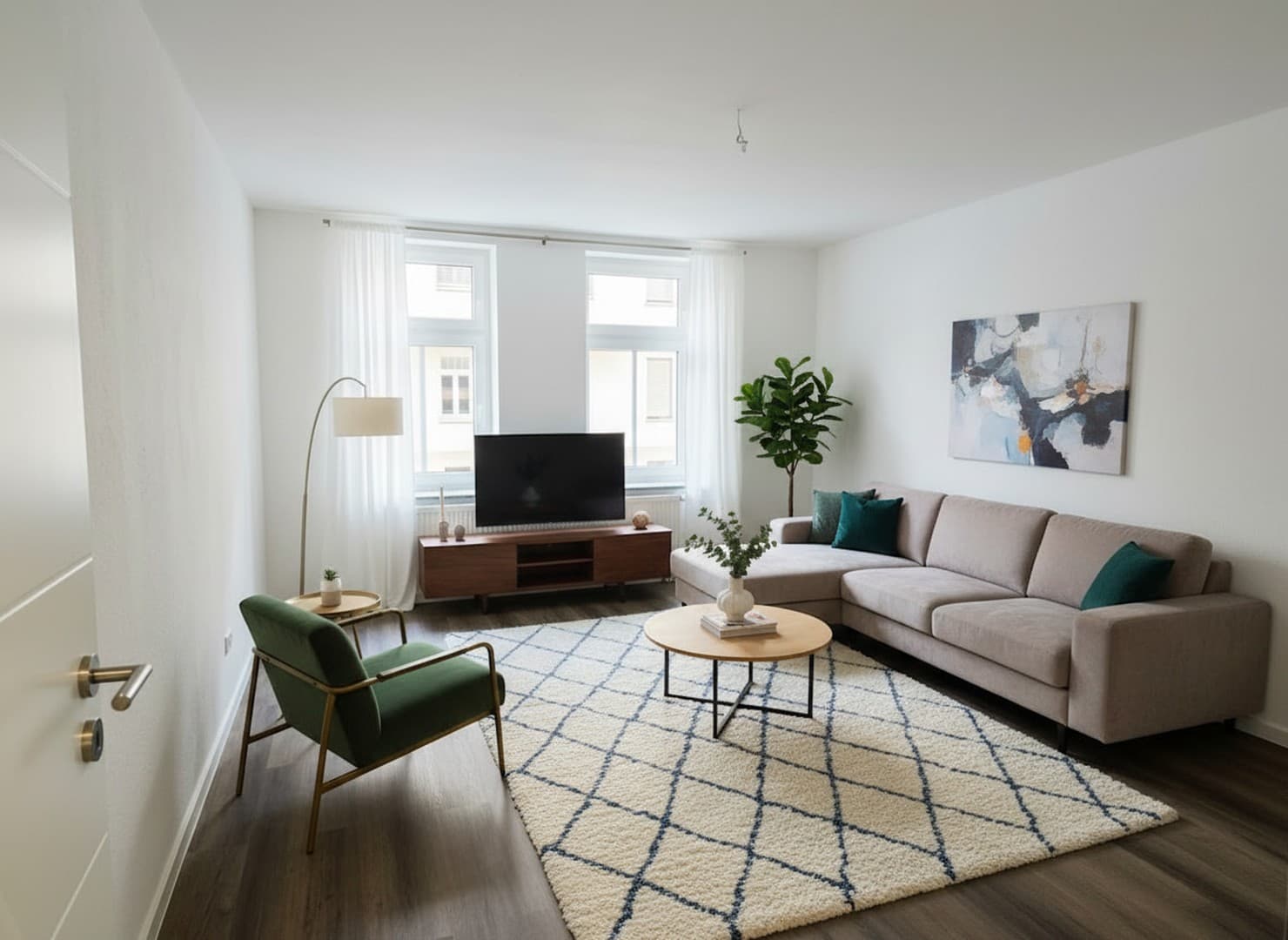 Charmante 3-Zimmer-Wohnung im Erdgeschoss mit Terrasse