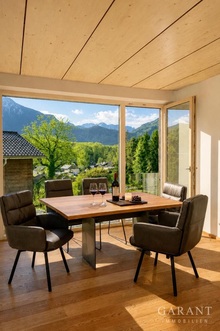 Jeden Tag Logenplatz für die Alpen.
