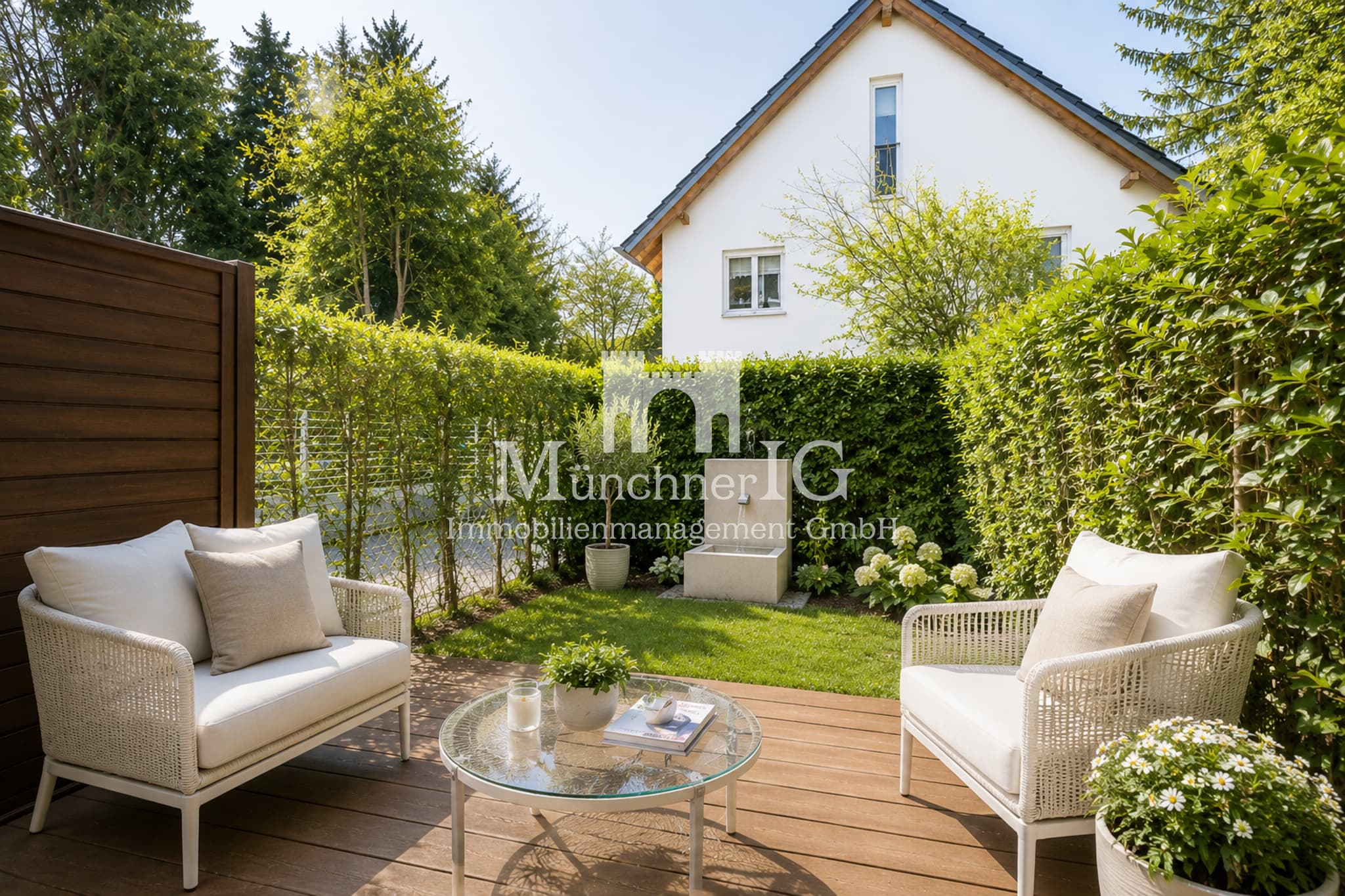 MÜNCHNER IG: Modernes Reihenhaus-Feeling mit sonnigem Garten in begehrter, ruhiger Lage!